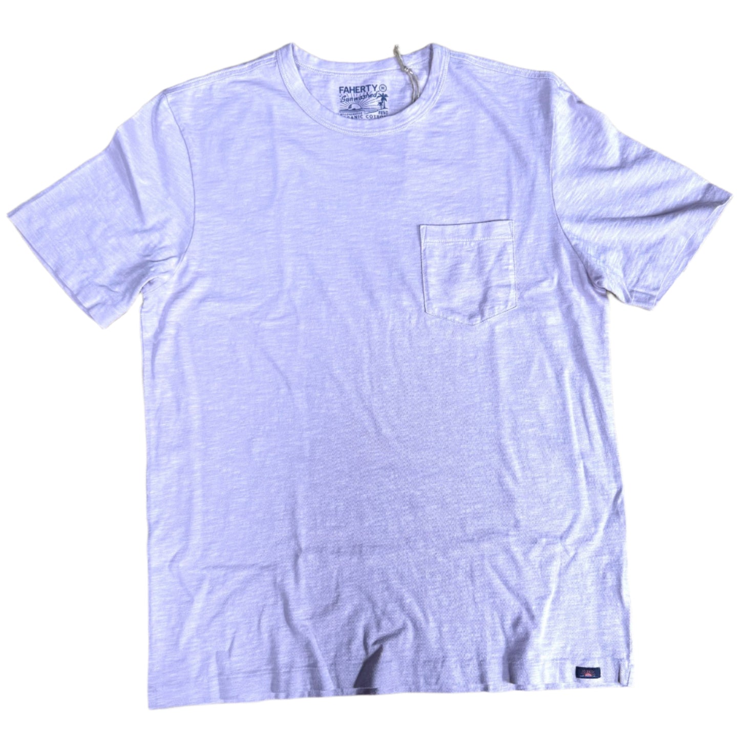 Faherty Vista Plum Sun Washed Pocket Tee