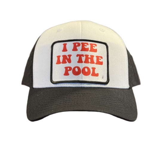 I Pee in the Pool Snapback Trucker Hat
