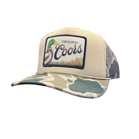 Coors Camo Duck Logo Hat
