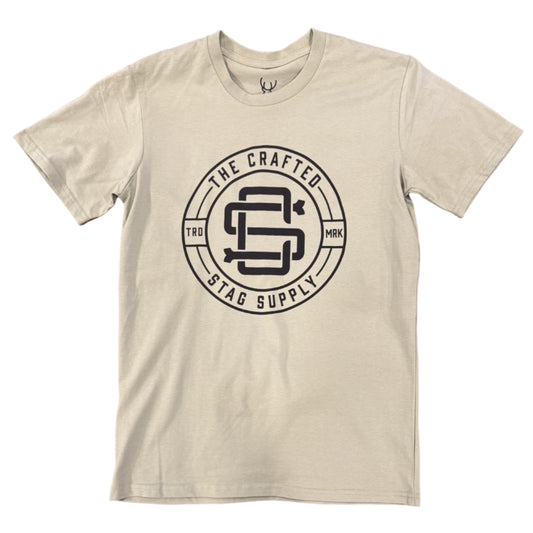 The Crafted Stag Circle Badge Tee