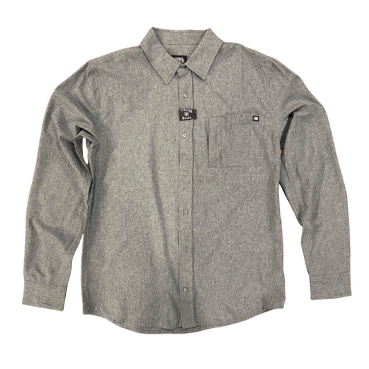 The Crafted Stag Supply Heather Grey Button Up Shirt