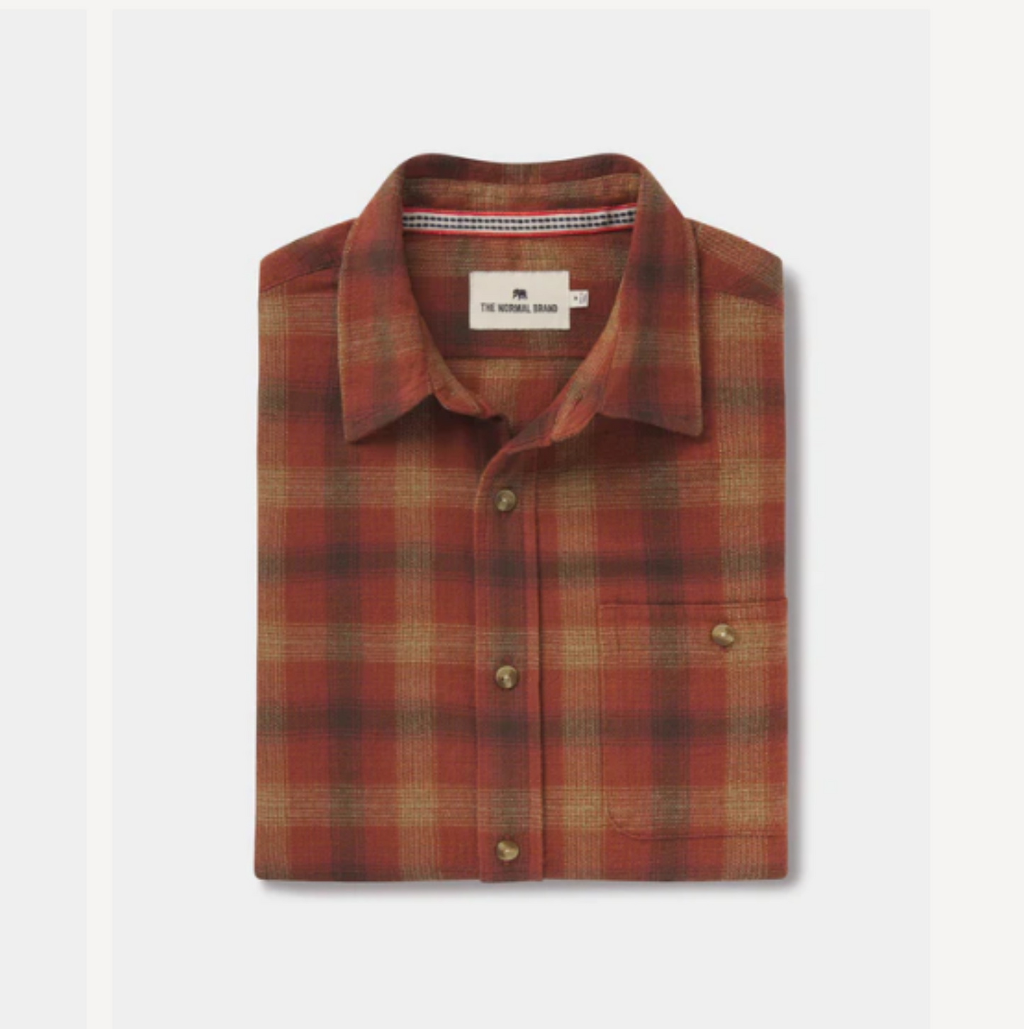 Hudson Double Brushed Flannel in Maple Glaze Plaid