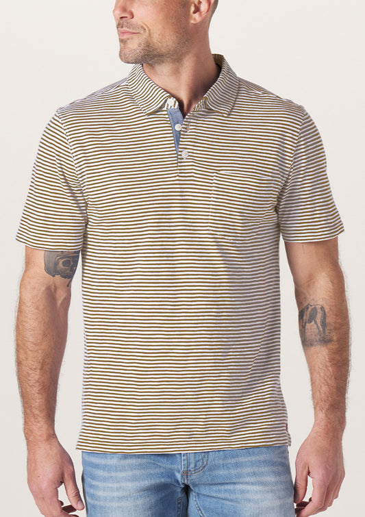 The Normal Brand Vintage Slub Pocket Polo