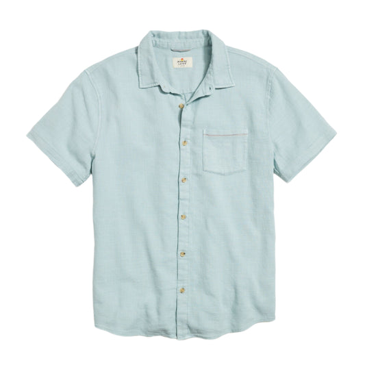 Marine Layer Pale Blue Stretch Selvage Shirt