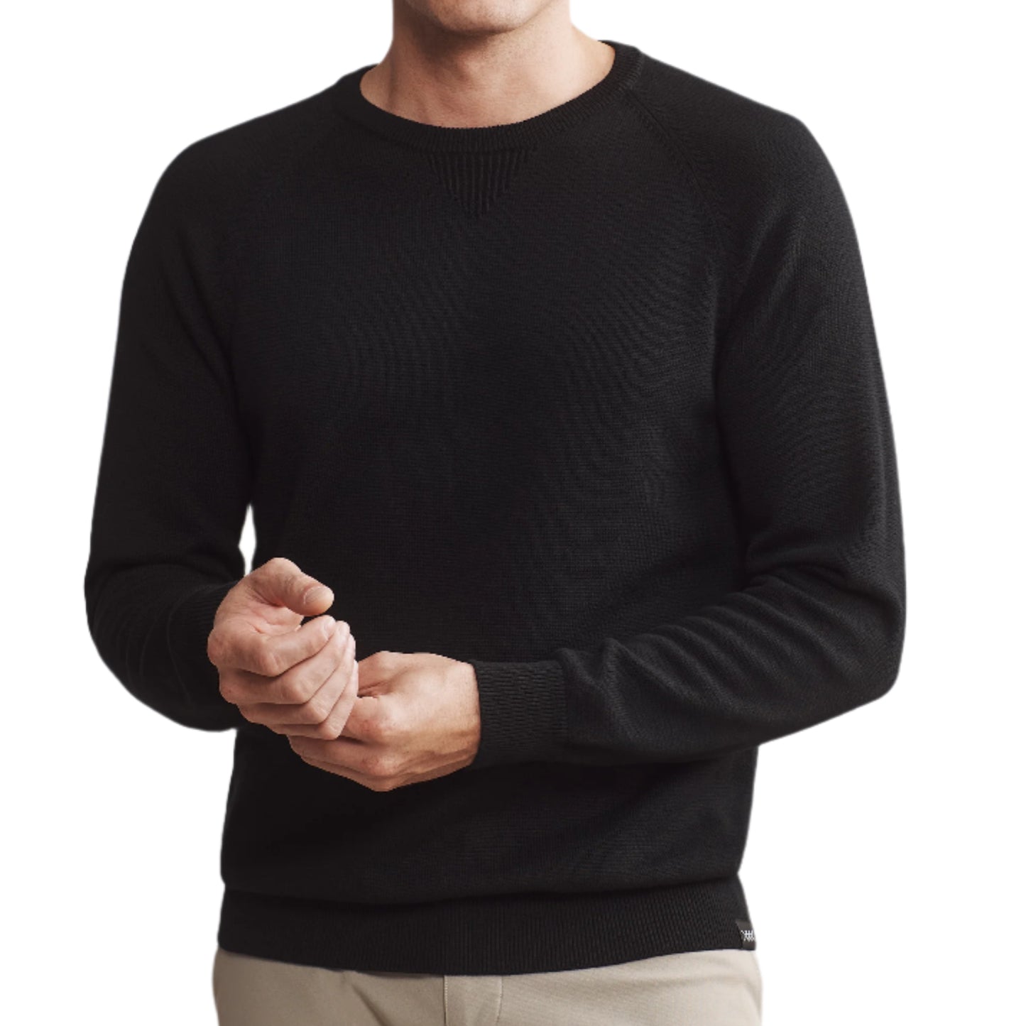 Rhone Black Dubliner Crewneck Sweater