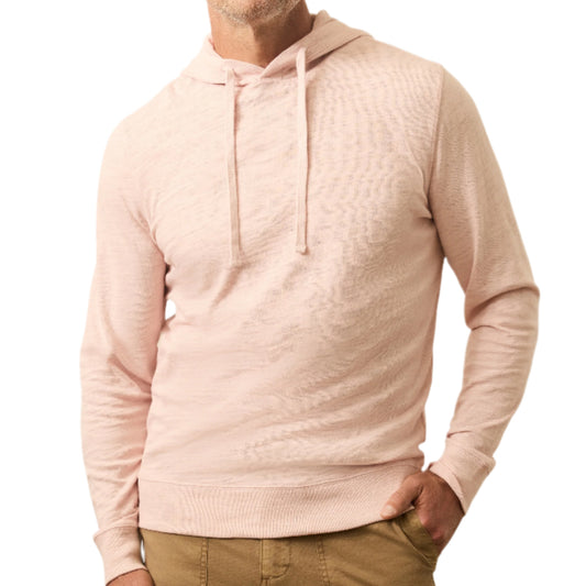 Faherty Cloud Pink Sunwashed Slub Hoodie