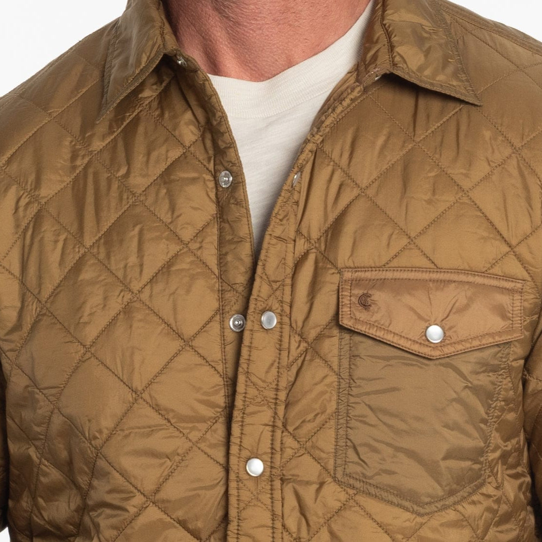 Criquet Fools Gold Quilted Shacket