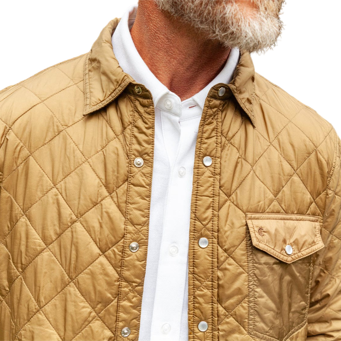 Criquet Fools Gold Quilted Shacket