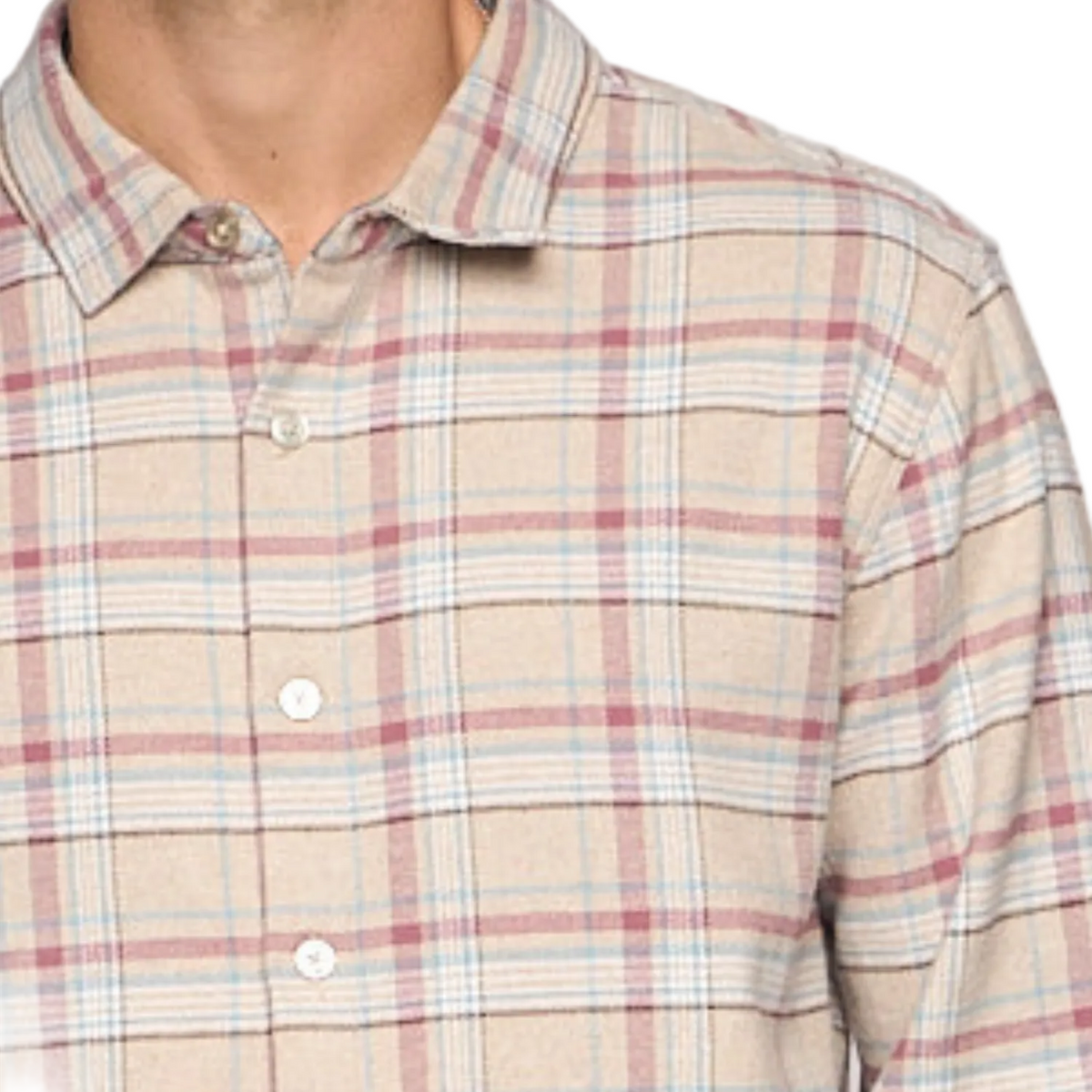 Fundamental Almond Oceanside Jetty Flannel