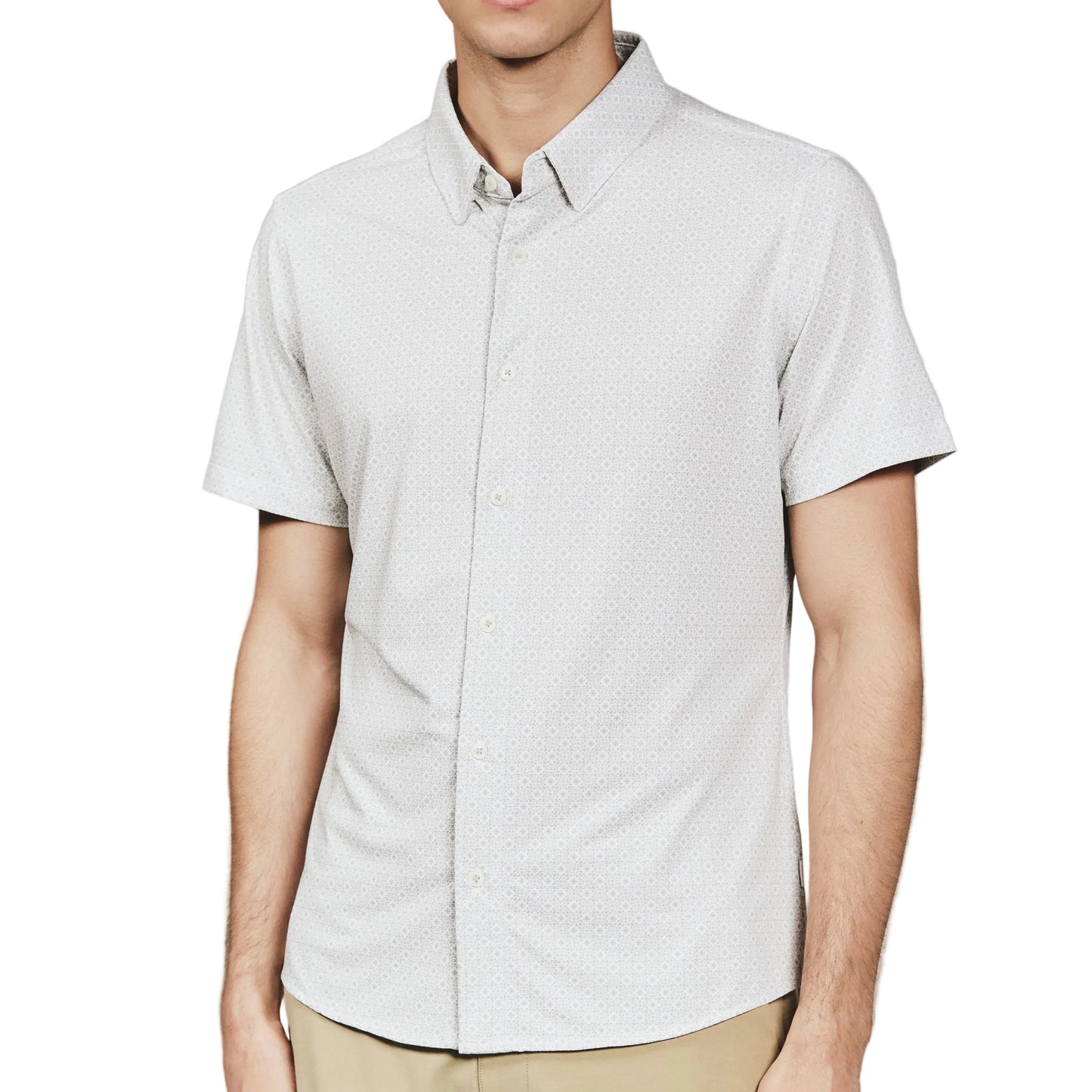 7 Diamonds Tan Pryce Short Sleeve Shirt