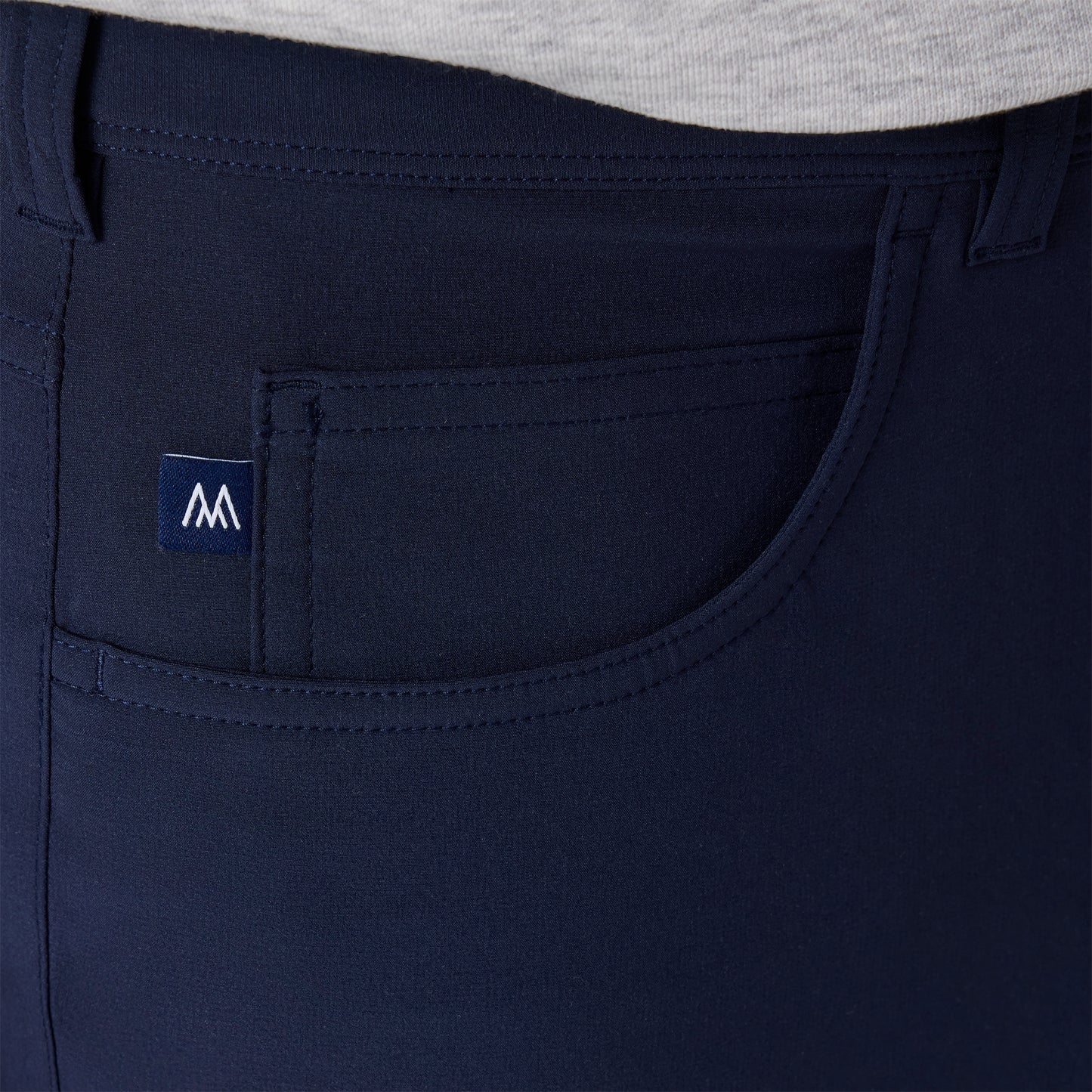 Mizzen+Main Navy Helmsman 5 Pocket Pant
