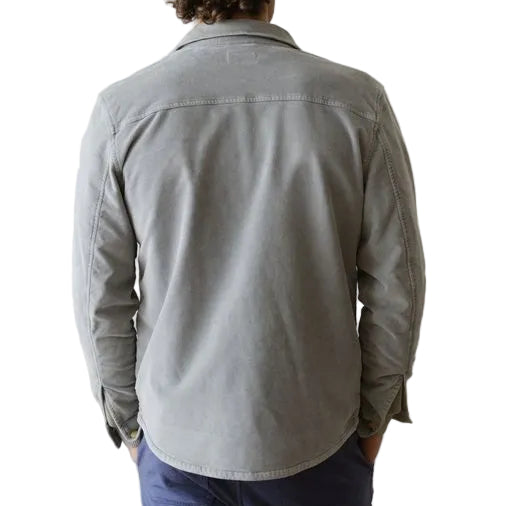 Marine Layer Slate Max Moleskin Overshirt