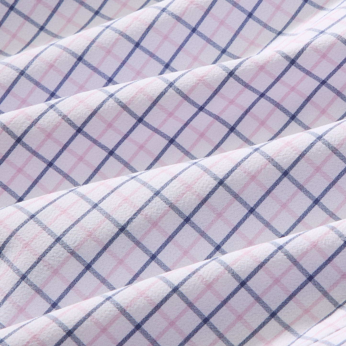 Mizzen+Main Pink Salt Wyatt Plaid Leeward Long Sleeve Shirt