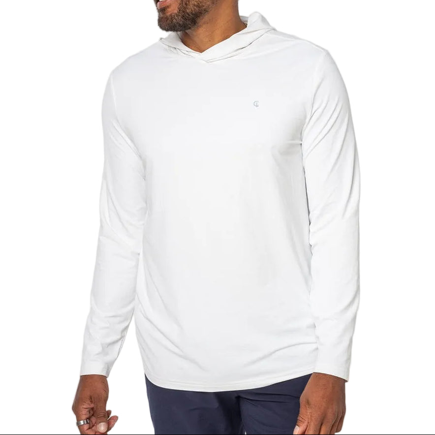 Criquet White Hoodie Sun Shirt