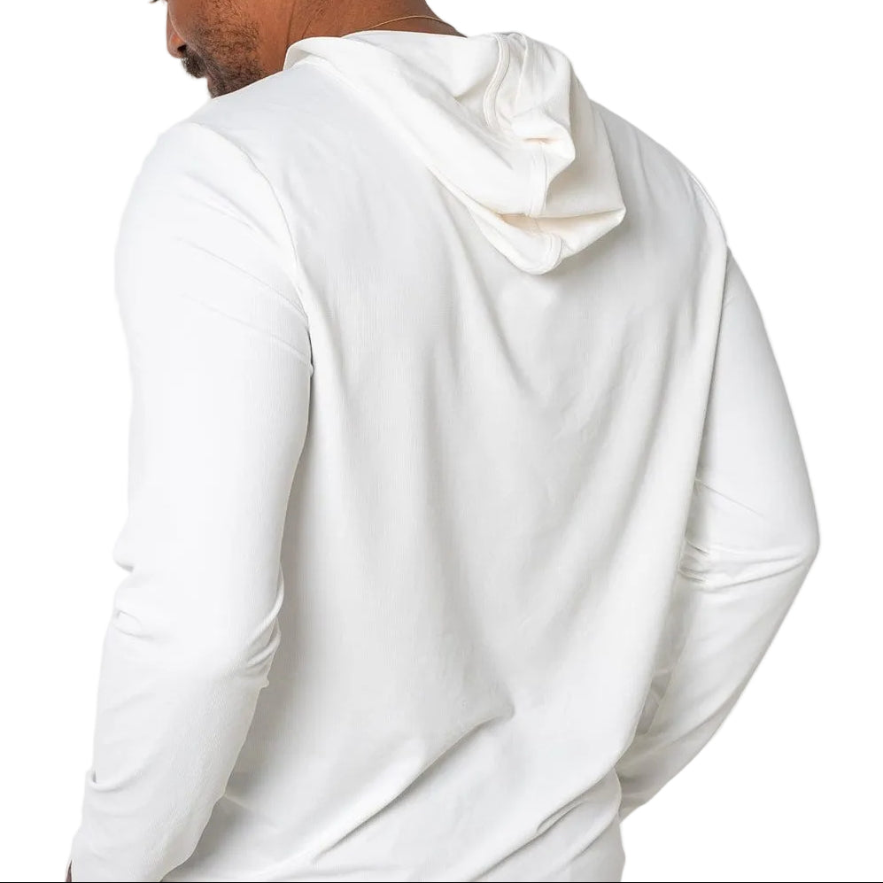 Criquet White Hoodie Sun Shirt