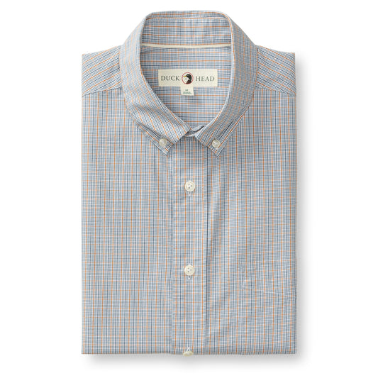 Duck Head Pale Blue Cotton Cashmere Sport Shirt