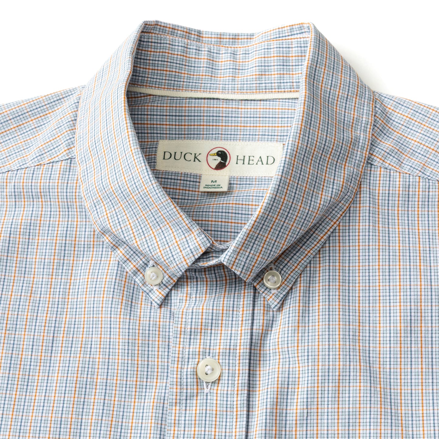 Duck Head Pale Blue Cotton Cashmere Sport Shirt