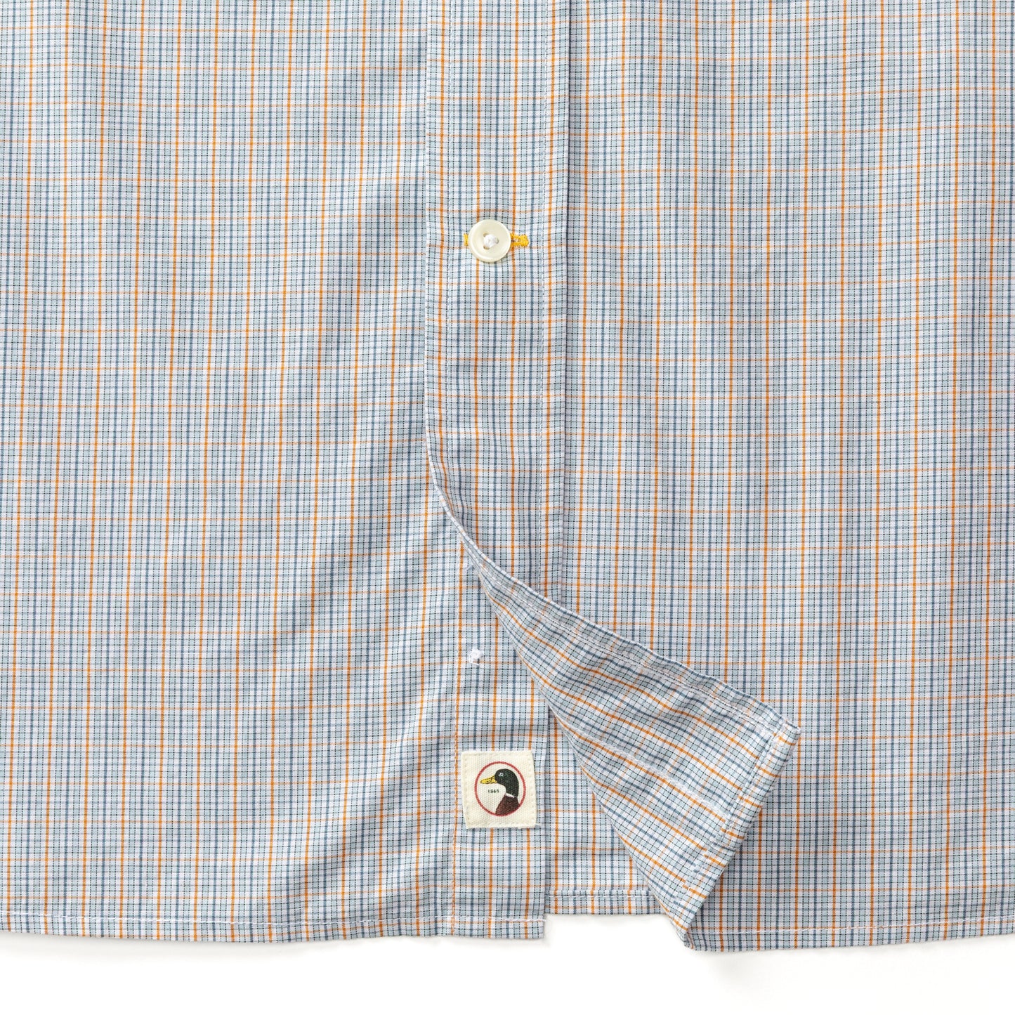 Duck Head Pale Blue Cotton Cashmere Sport Shirt