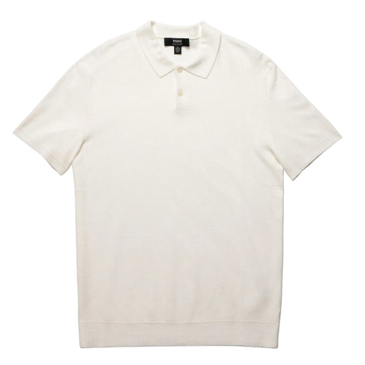 Mavi Antique White Knit Polo