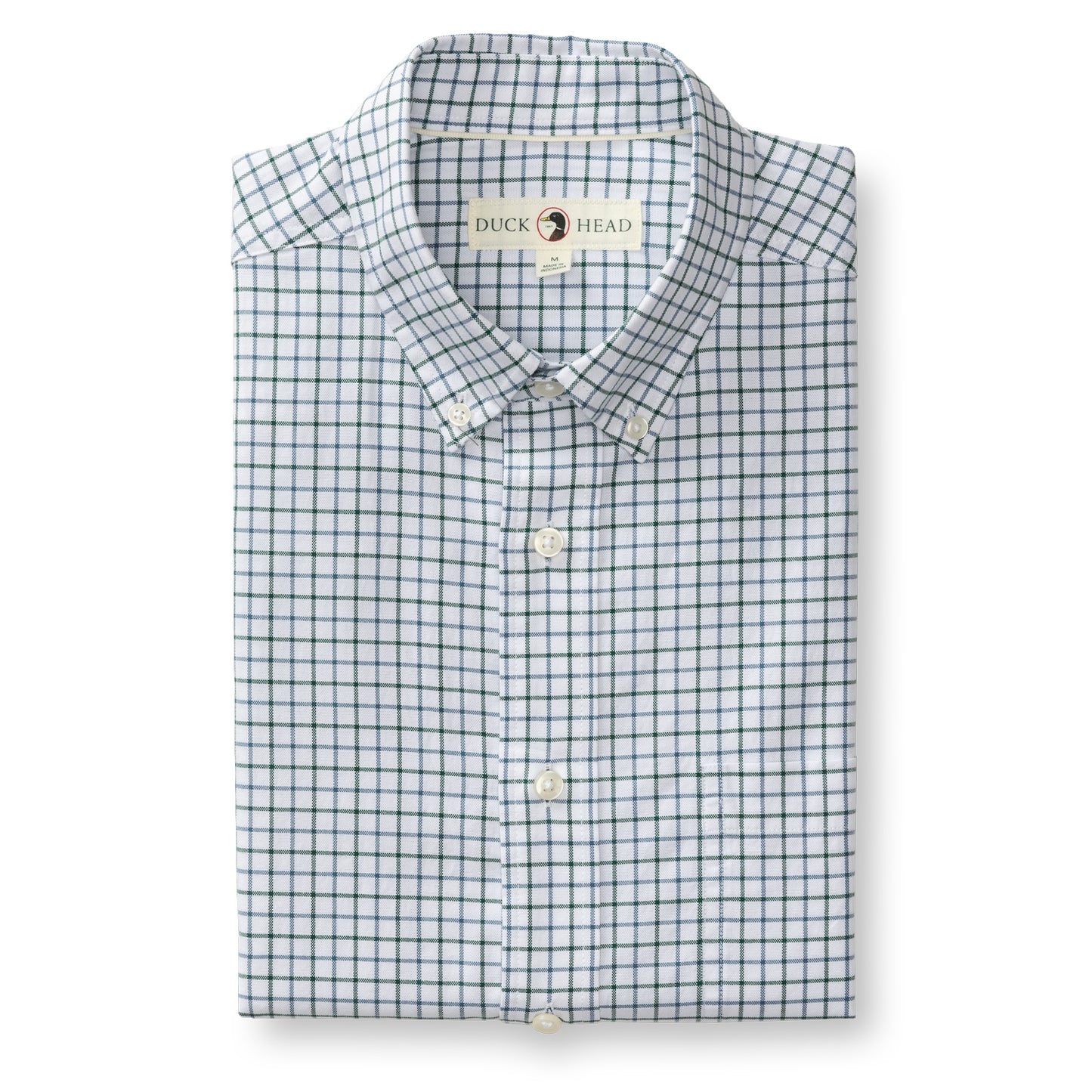 Duck Head Forest Green Cotton Oxford Sport Shirt
