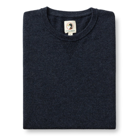Duck Head Navy Henson Merino Sweater