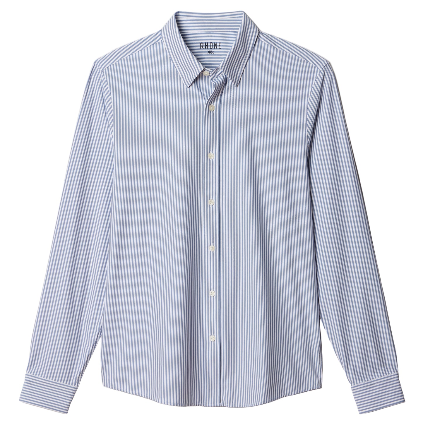 Rhone Blue & White Stripe Commuter Shirt
