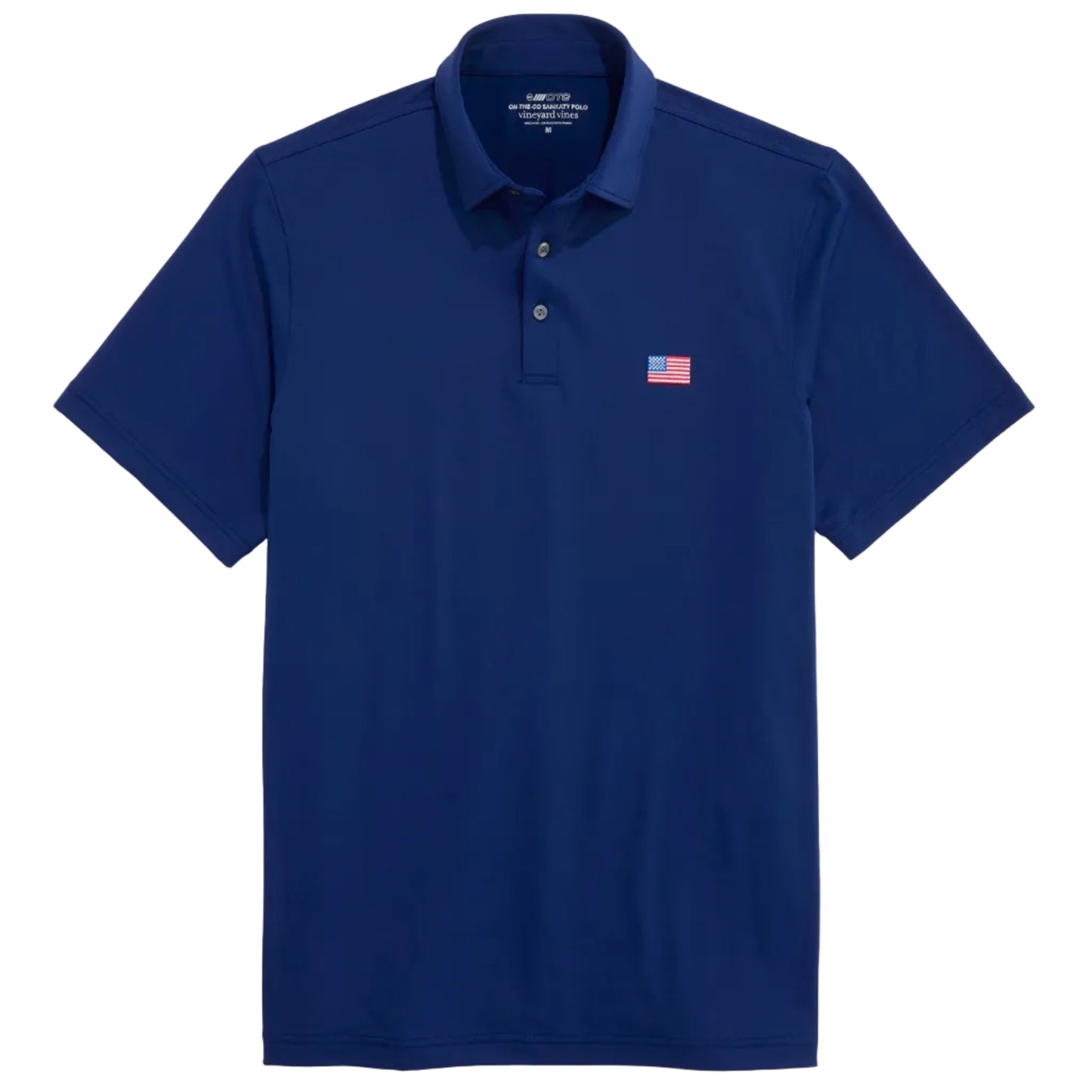 Vineyard Vines Blue Depth Flag Sankaty Polo