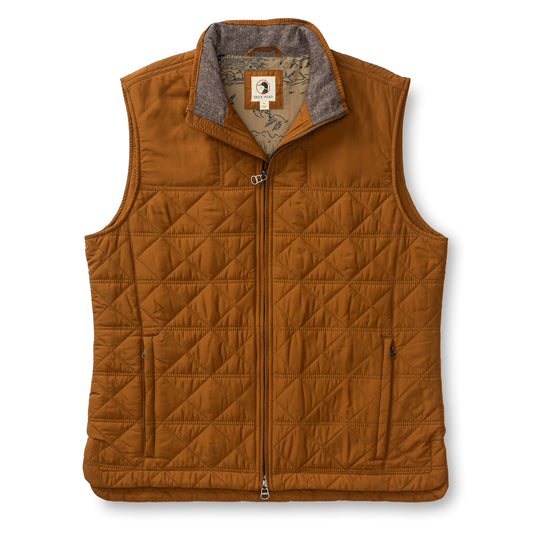 Duck Head Dark Amber Fremont Quilted Vest
