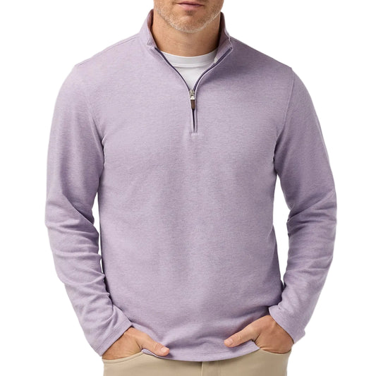 Mizzen+Main Purple Dusk Heather KPI Quarter Zip