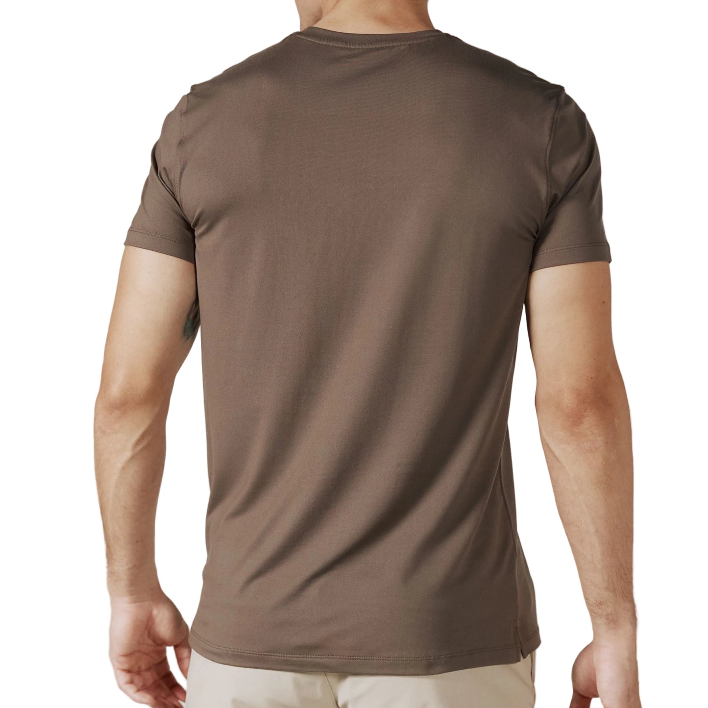 7 Diamonds Dark Taupe Core Crew Neck Tee