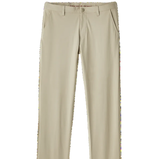Rhone Khaki Classic Fit Commuter Pant