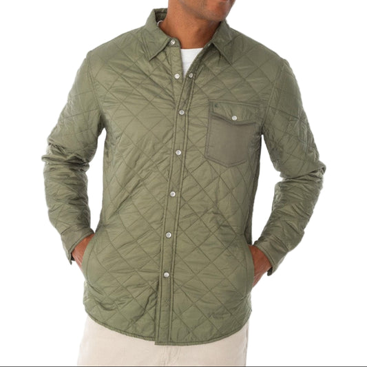 Criquet Olive Quilted Shacket