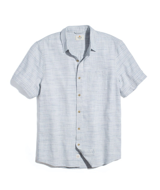 Marine Layer SS Stretch Selvage Stripe Shirt