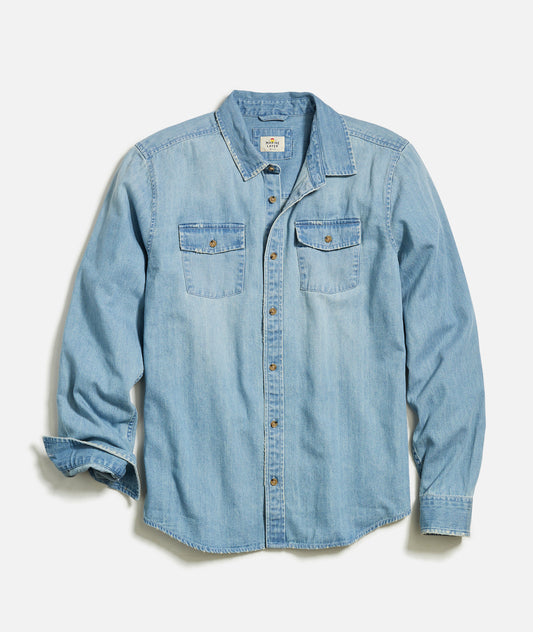 Marine Layer Classic Denim Shirt