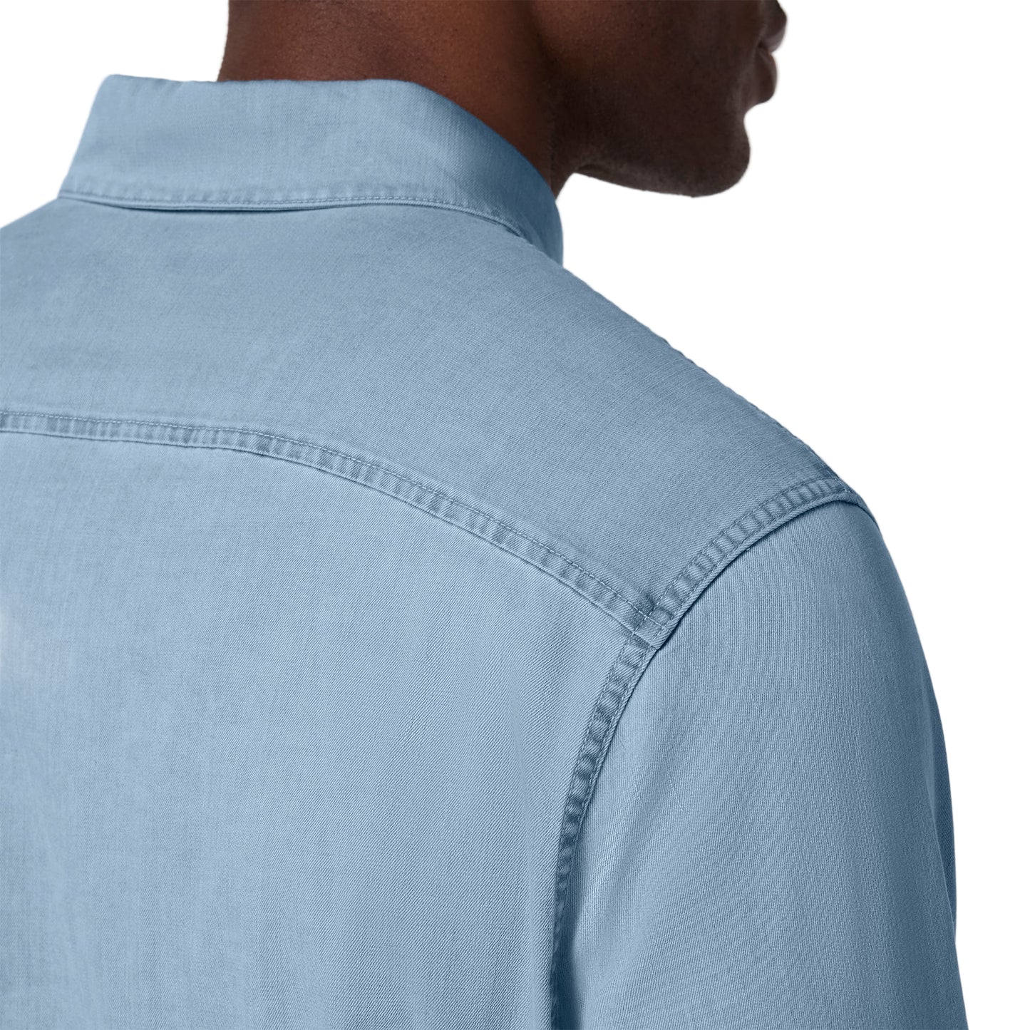 Mizzen+Main Light Wash Nash Chambray Shirt