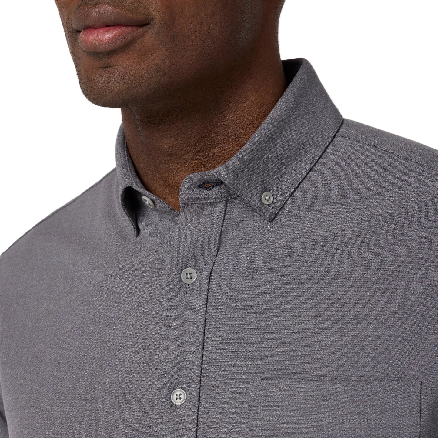 Mizzen+Main Pewter Heather City Flannel