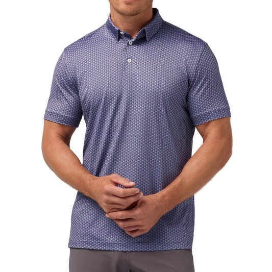 Mizzen+Main Purple Dusk Multi Circle Versa Polo
