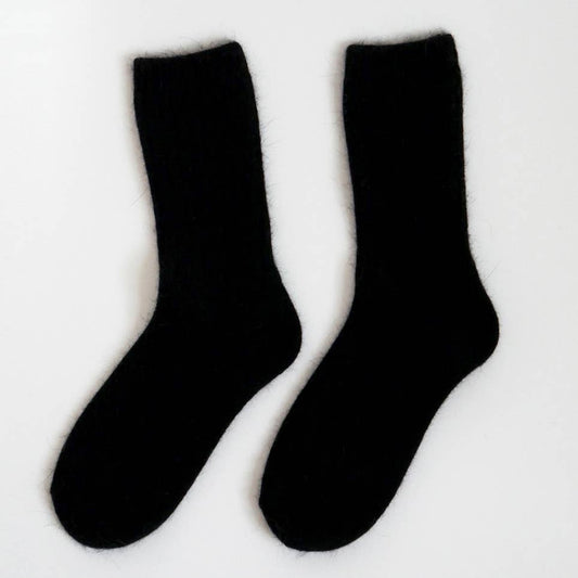 Super Soft Wool Socks - Black