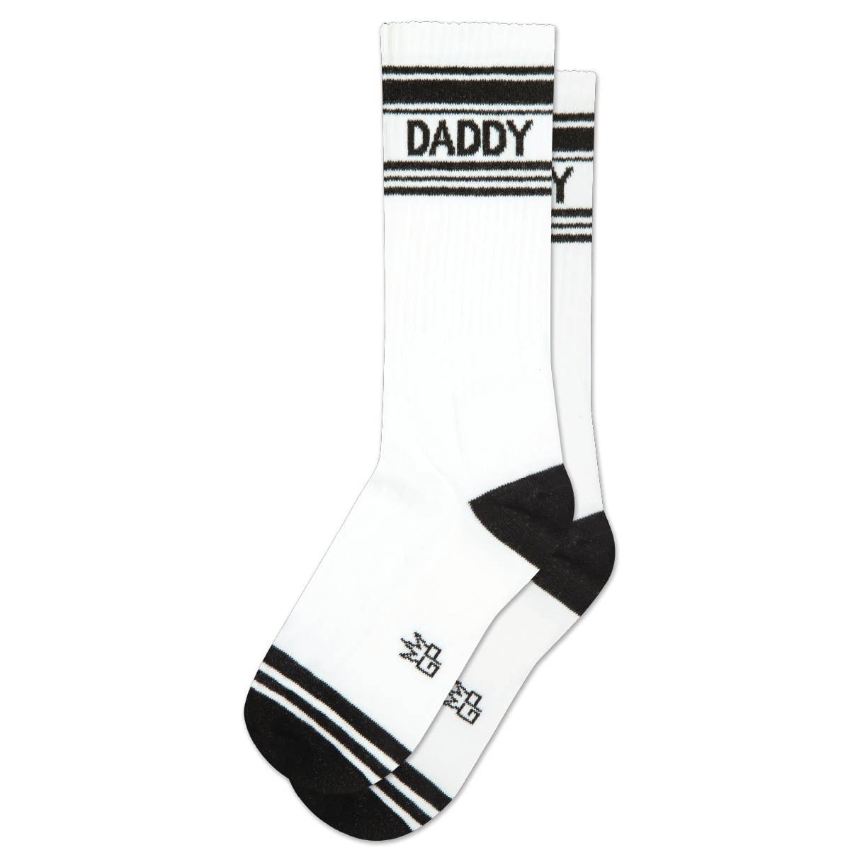 Daddy - White Gym Crew Socks