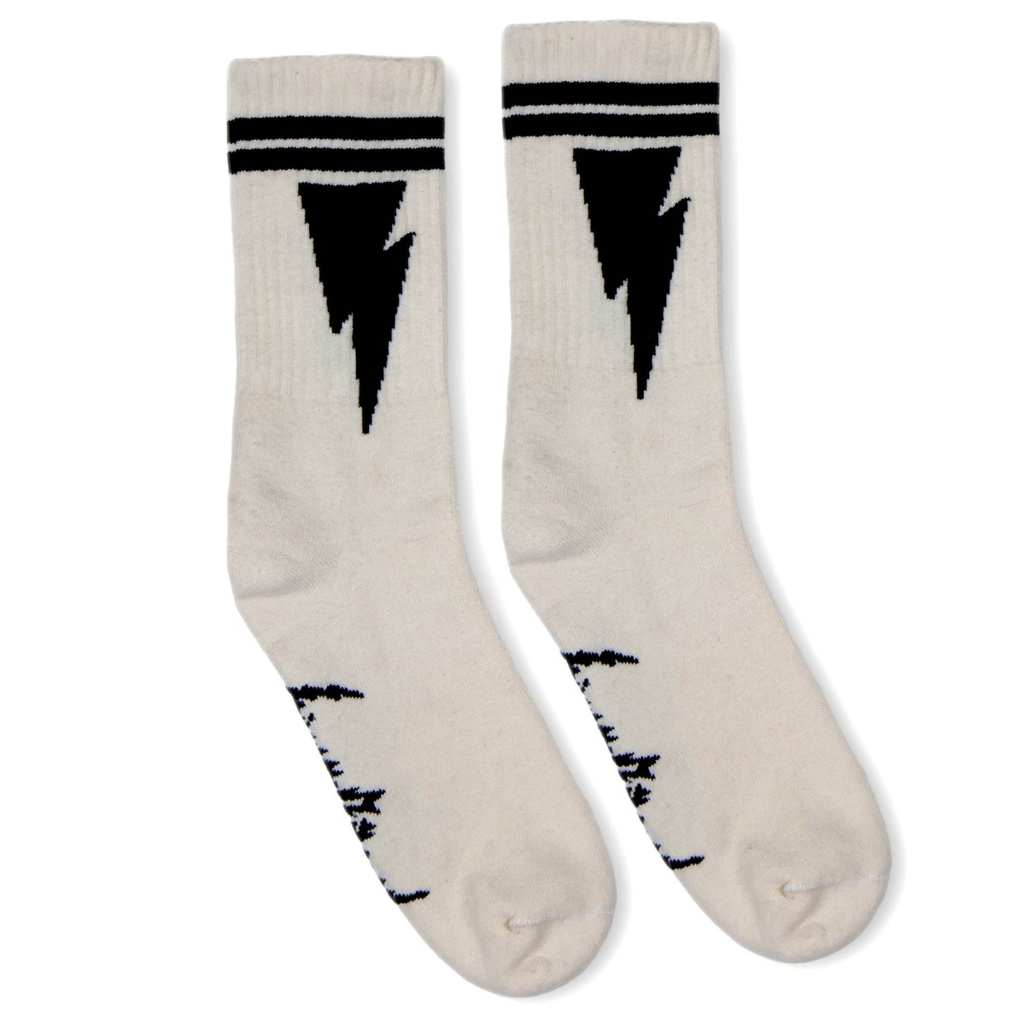 SOCCO Naturals | Mike Vallely Lightning Bolt Socks | Black S