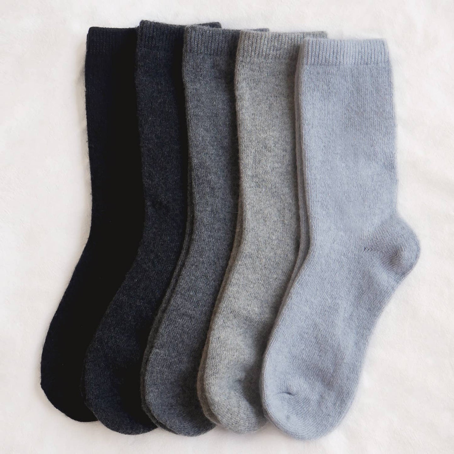 Cashmere Wool Socks - Grey