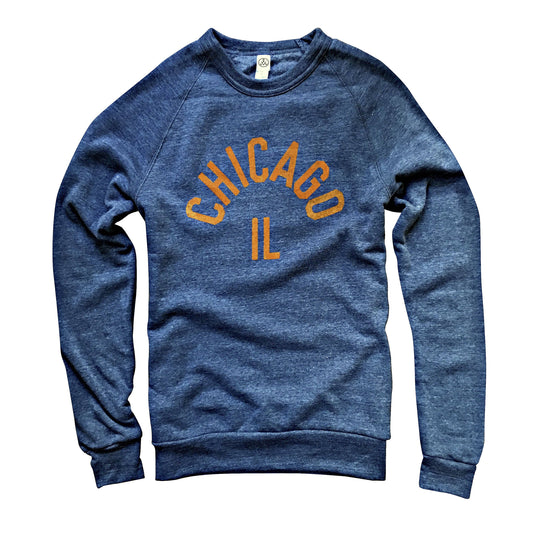 Chicago IL Navy Crewneck