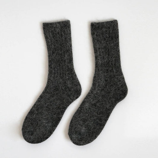 Super Soft Wool Socks - Charcoal