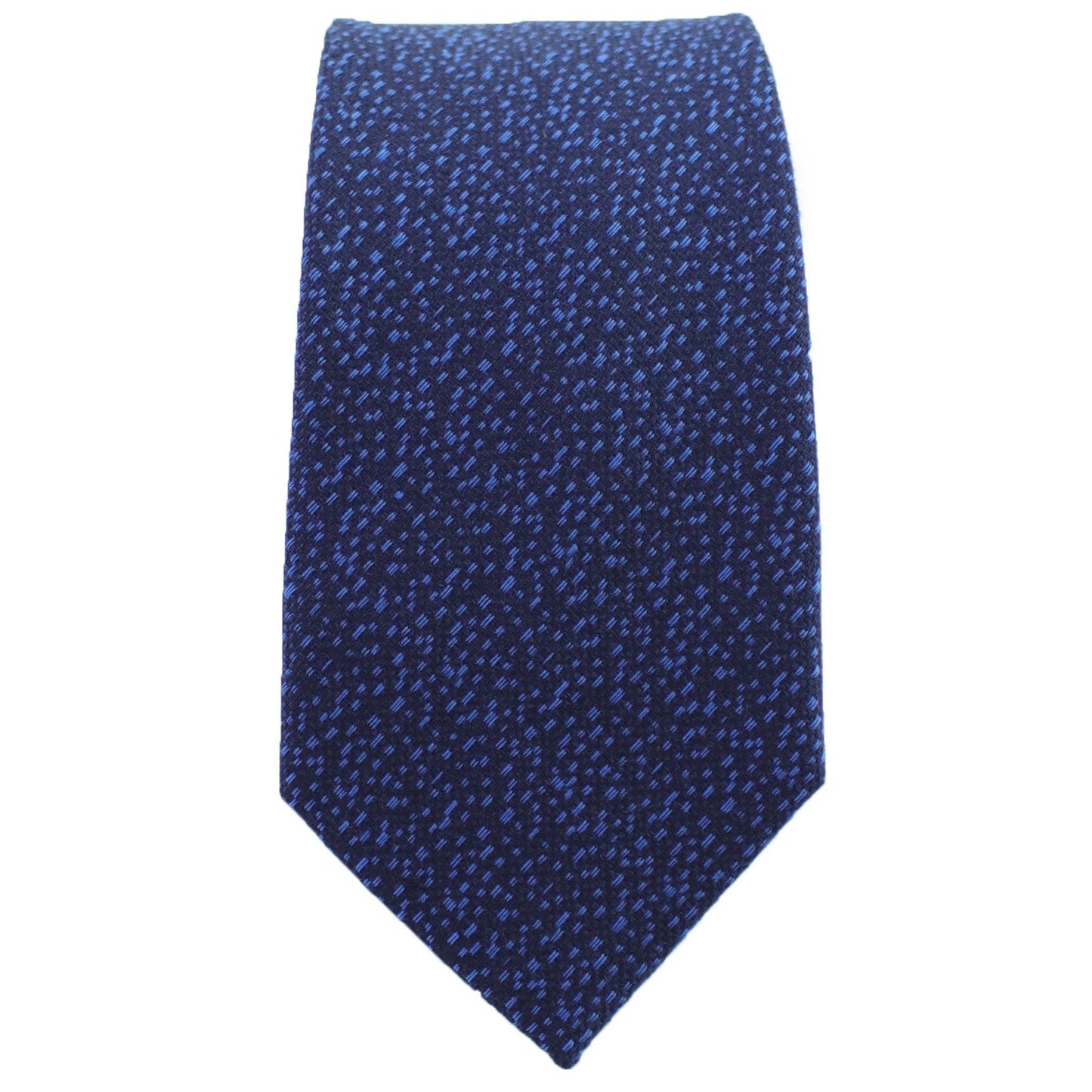 Navy & Sky Blue Heather Tie