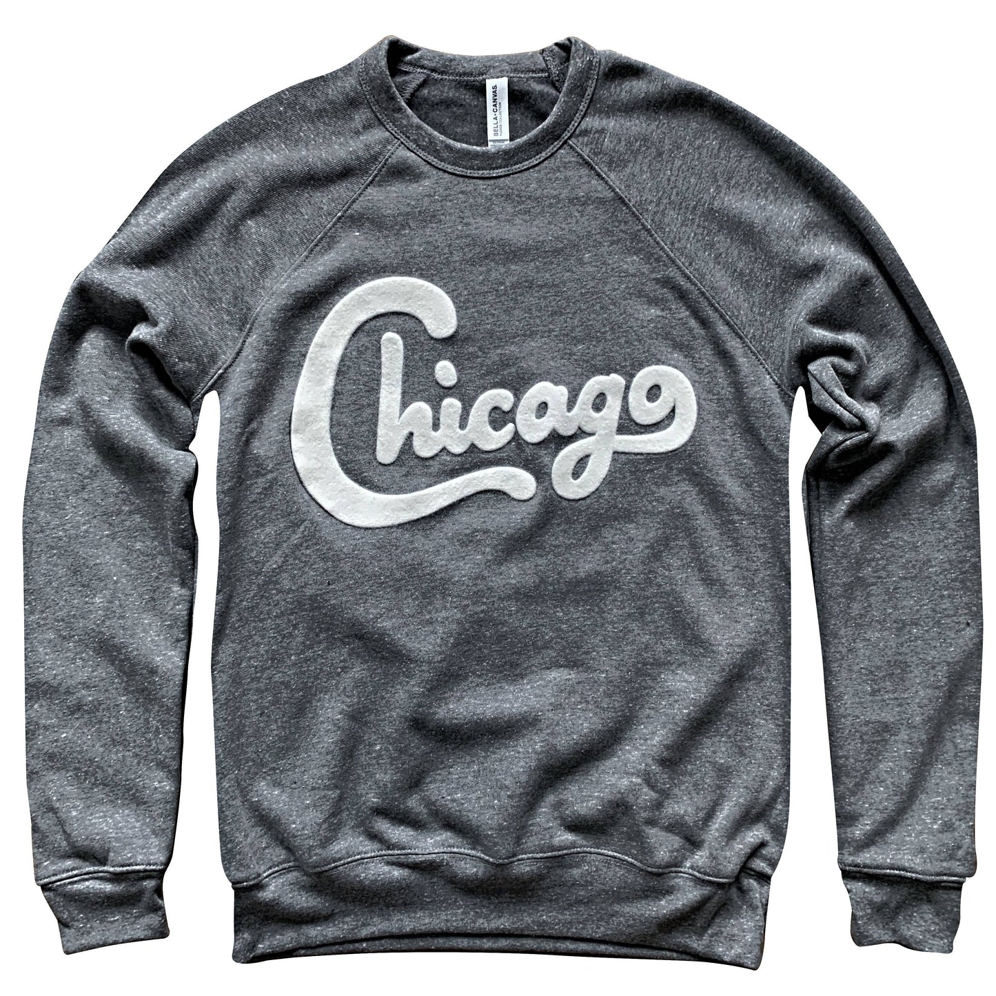 Chicago Felt Applique Crewneck