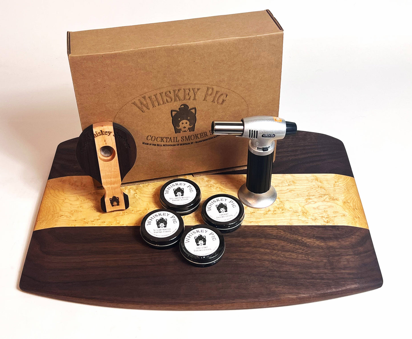 Whiskey Pig® - Neat Whiskey Smoker Set